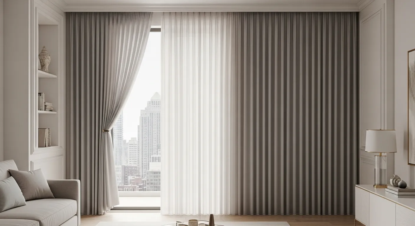 Elegant curtains designed specifically for compact living spaces